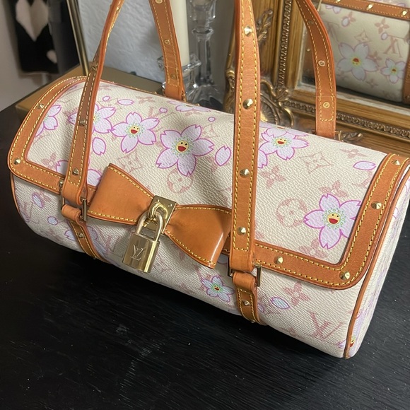 Louis Vuitton x Takashi Murakami Cherry Blossom Papillon 30 Handbag - Picture 3 of 7